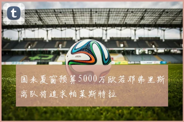国米夏窗预算5000万欧若邓弗里斯离队将追求帕莱斯特拉